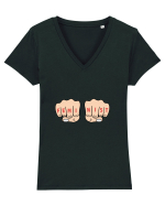 Feminists Tricou mânecă scurtă guler V Damă Evoker