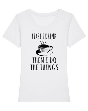 first I drink Coffee White