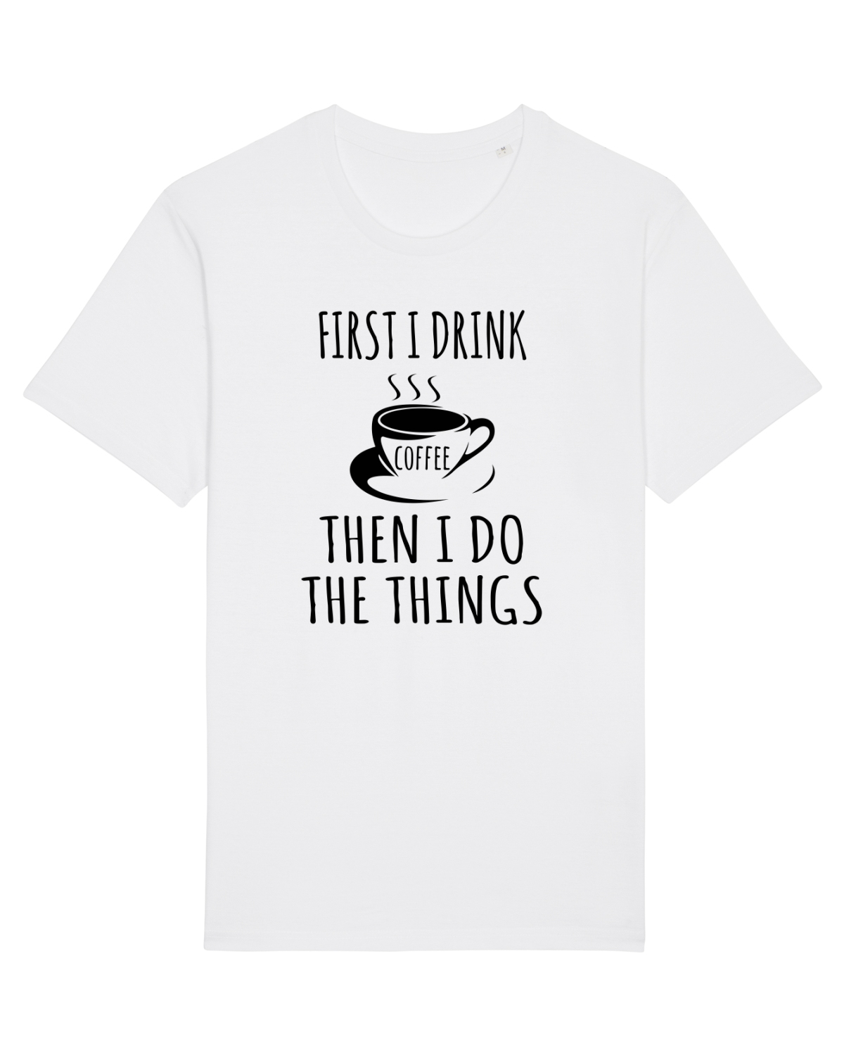 Tricou mânecă scurtă Unisex Rocker White
