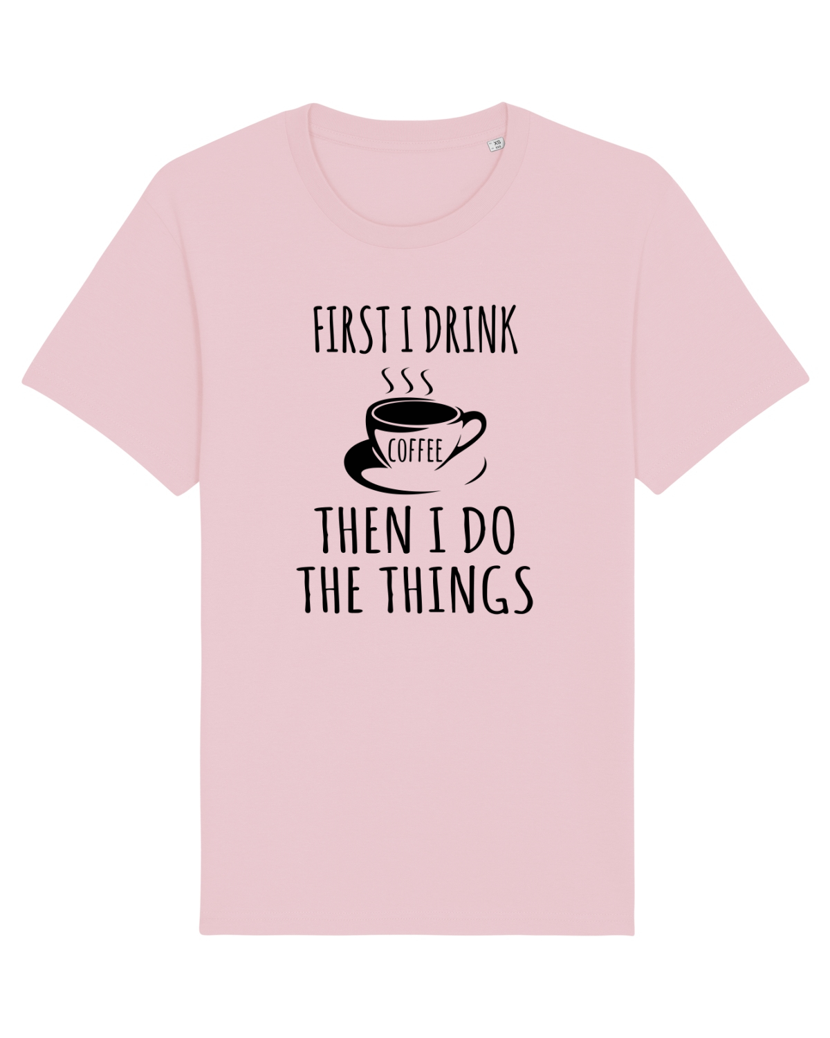 Tricou mânecă scurtă Unisex Rocker Cotton Pink