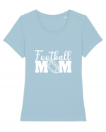 Footbal Mom Tricou mânecă scurtă guler larg fitted Damă Expresser