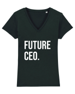 Future CEO Tricou mânecă scurtă guler V Damă Evoker