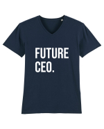 Future CEO Tricou mânecă scurtă guler V Bărbat Presenter