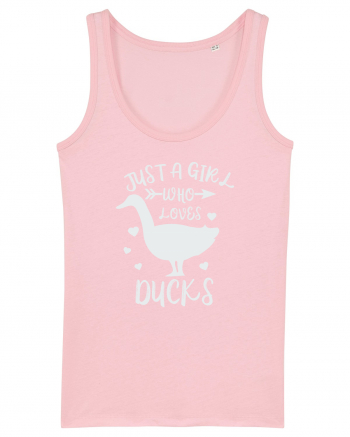 Just a Girl who Loves Ducks Cotton Pink