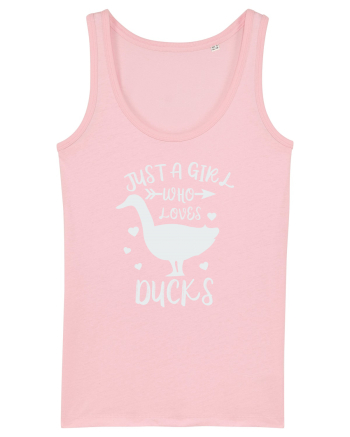 Just a Girl who Loves Ducks Cotton Pink