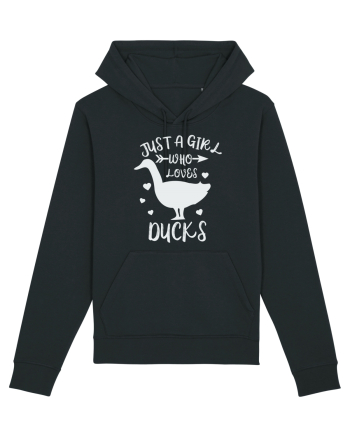 Just a Girl who Loves Ducks Black