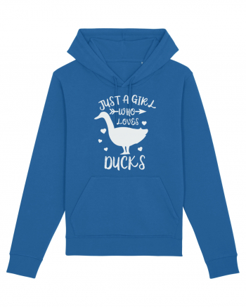 Just a Girl who Loves Ducks Royal Blue
