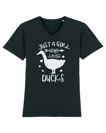 Just a Girl who Loves Ducks Black