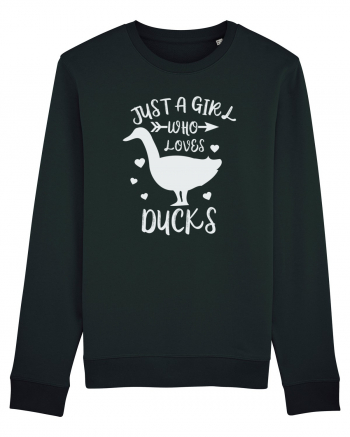 Just a Girl who Loves Ducks Black