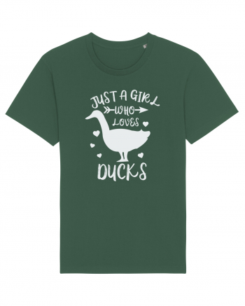 Just a Girl who Loves Ducks Bottle Green