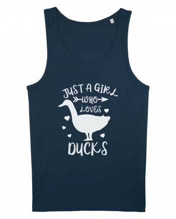 Just a Girl who Loves Ducks Navy