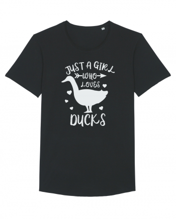 Just a Girl who Loves Ducks Black