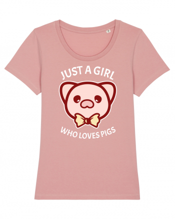 Just a Girl who Loves Pigs Canyon Pink