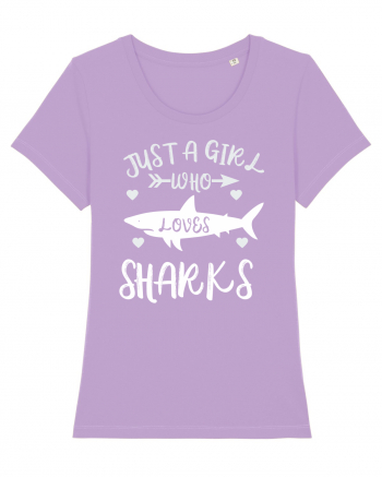 Just a Girl who Loves Sharks Lavender Dawn