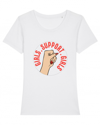 Girls Support Girls White