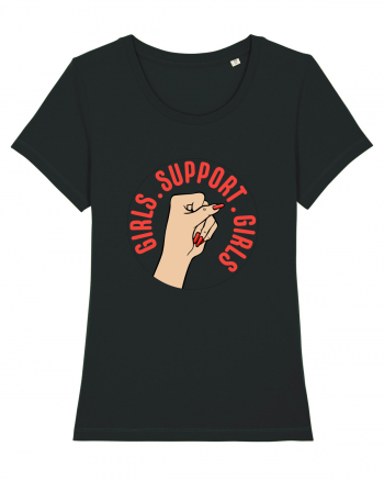 Girls Support Girls Black