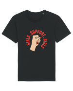 Girls Support Girls Tricou mânecă scurtă Unisex Rocker