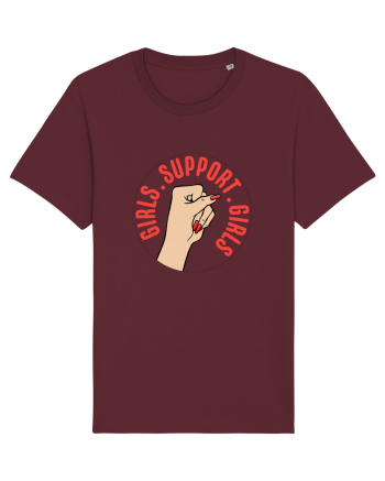 Girls Support Girls Burgundy