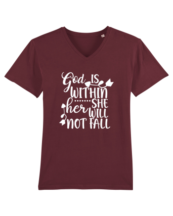 God is Within Burgundy