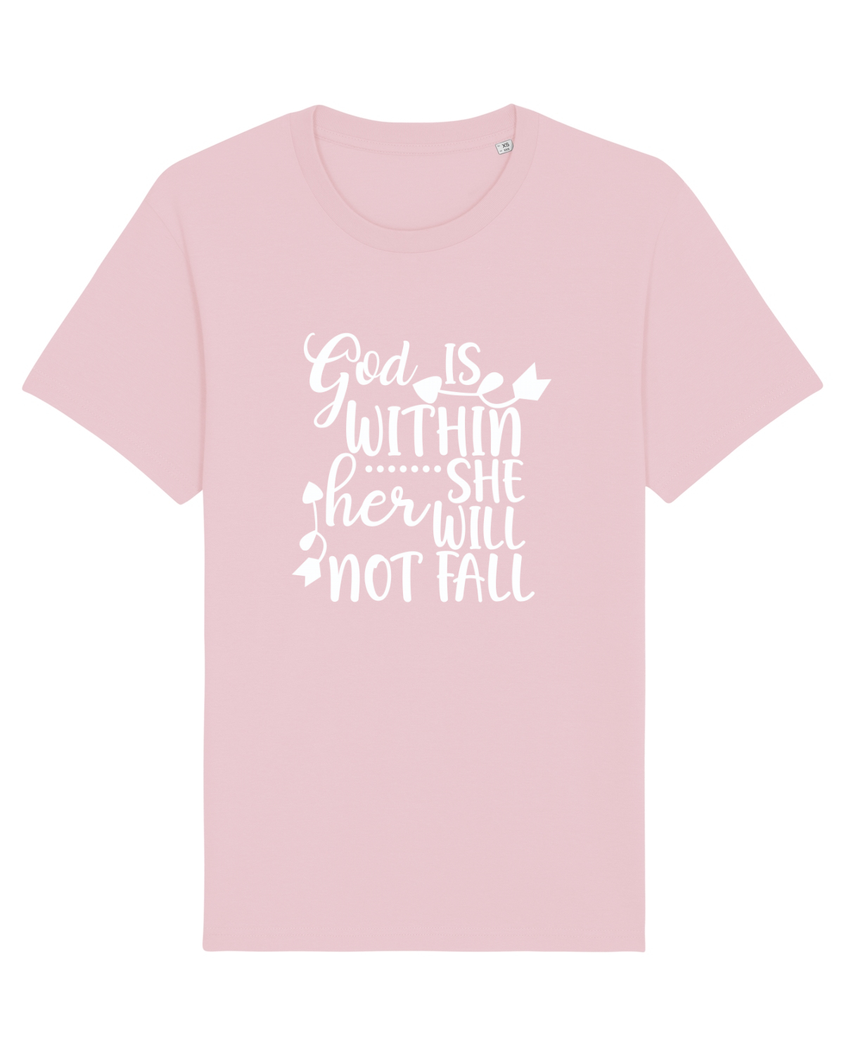Tricou mânecă scurtă Unisex Rocker Cotton Pink