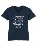 Hogwarts Teacher Tricou mânecă scurtă guler V Bărbat Presenter