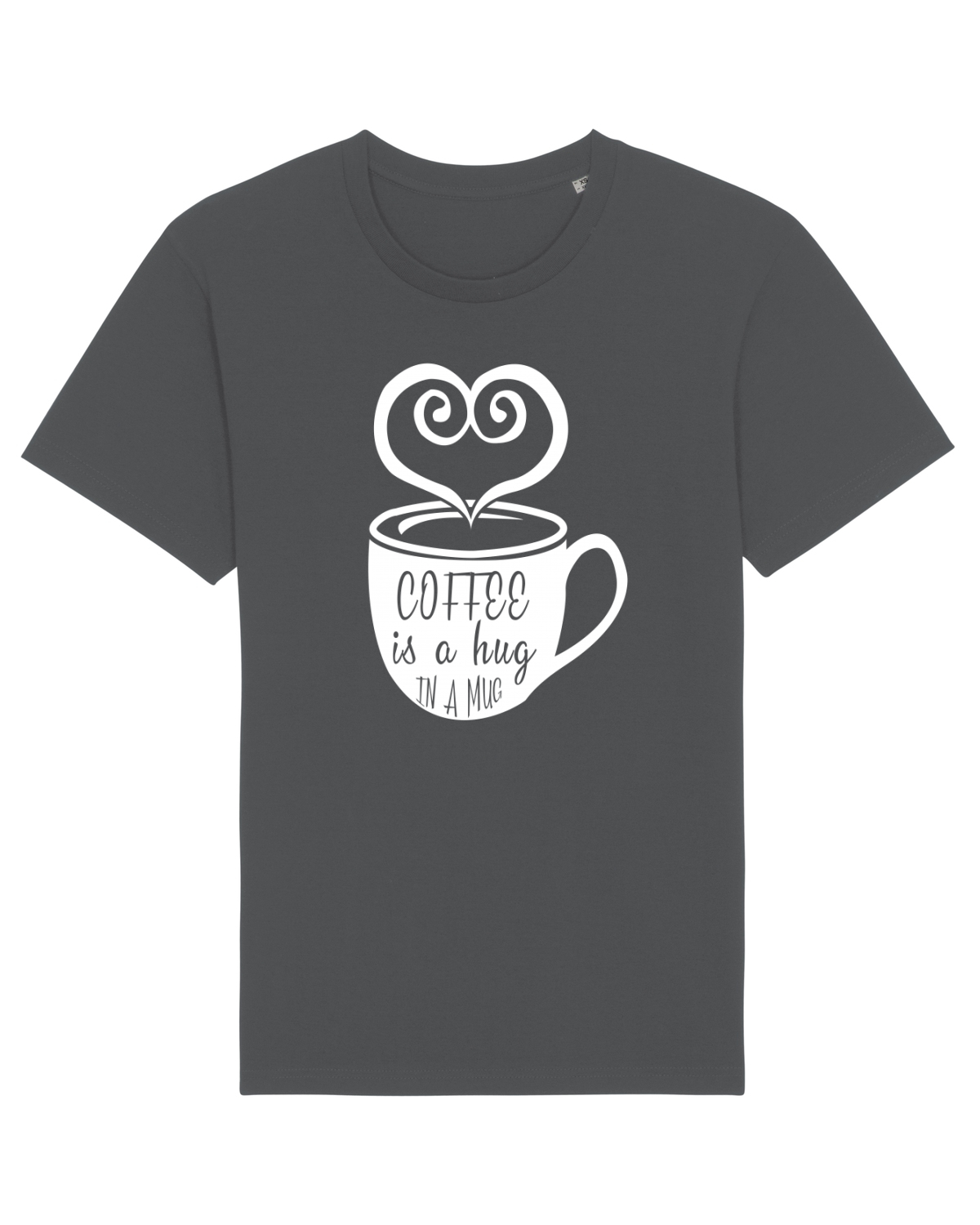 Tricou mânecă scurtă Unisex Rocker Anthracite