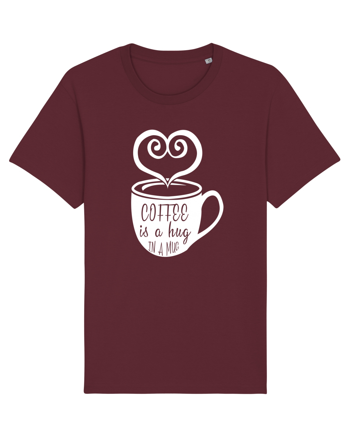 Tricou mânecă scurtă Unisex Rocker Burgundy