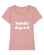 IDGAF Tricou mânecă scurtă guler larg fitted Damă Expresser