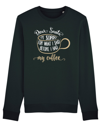 Spun prostii înainte de cafea Black