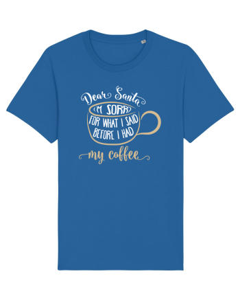 Spun prostii înainte de cafea Royal Blue