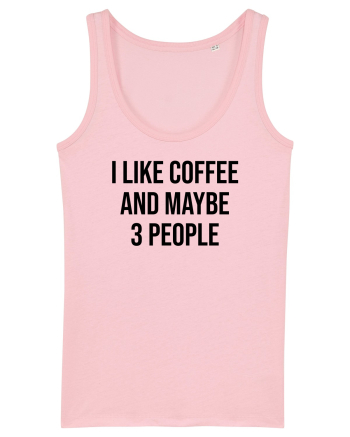 I Like Coffee Cotton Pink