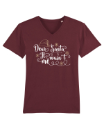N-am fost eu Tricou mânecă scurtă guler V Bărbat Presenter