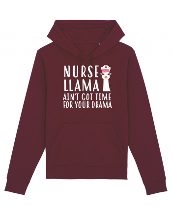 Llama Nurse Burgundy