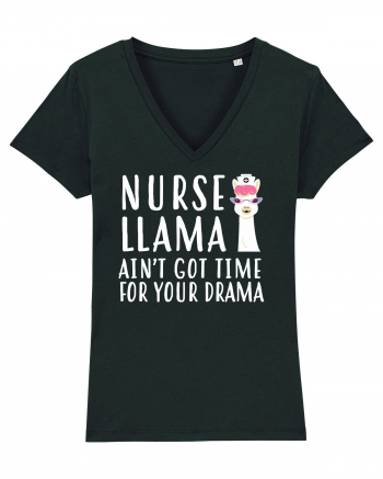 Llama Nurse Black