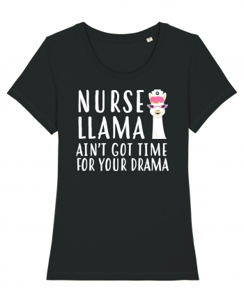 Llama Nurse Black