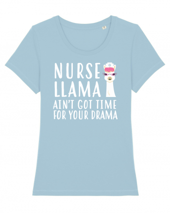 Llama Nurse Sky Blue