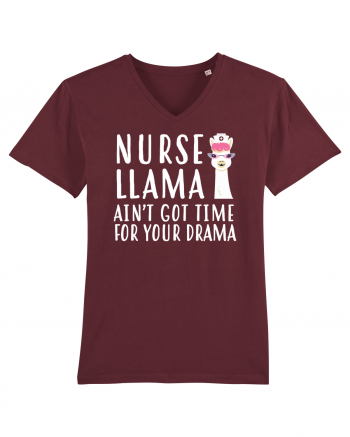 Llama Nurse Burgundy