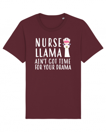 Llama Nurse Burgundy