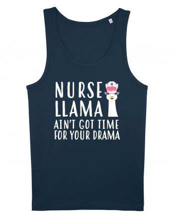 Llama Nurse Navy