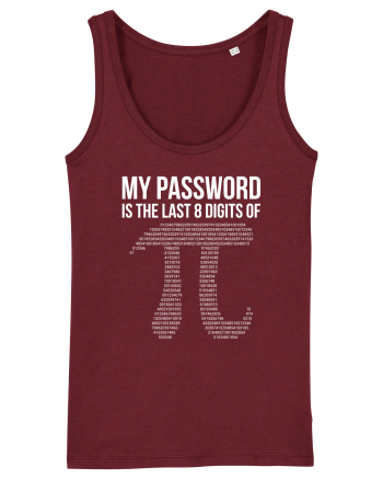 Math Pi Burgundy