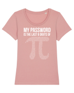 Math Pi Tricou mânecă scurtă guler larg fitted Damă Expresser