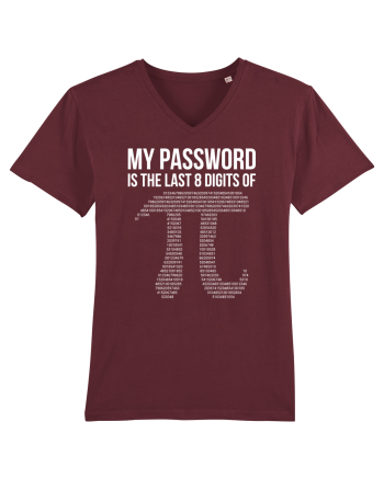 Math Pi Burgundy