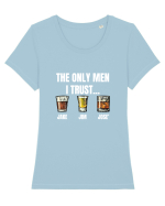 Men I trust Tricou mânecă scurtă guler larg fitted Damă Expresser