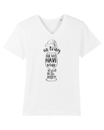 Sărbători cu vin Tricou mânecă scurtă guler V Bărbat Presenter
