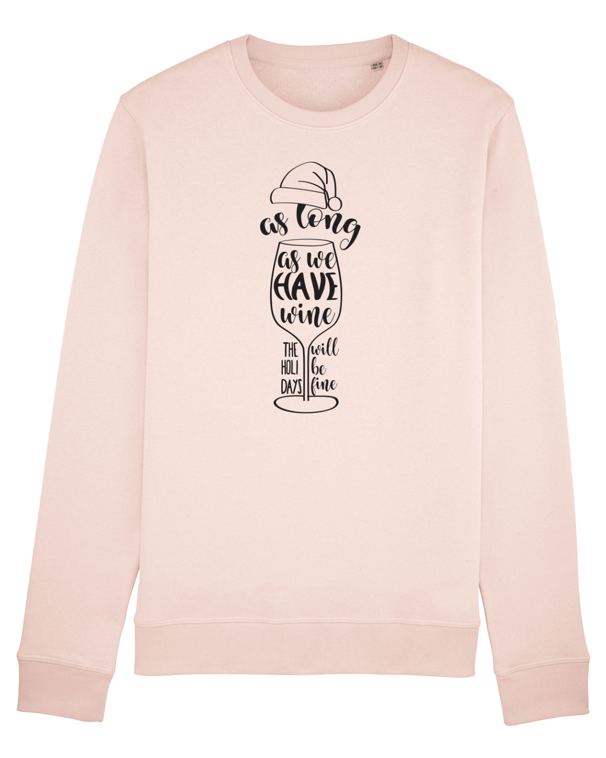 Bluză mânecă lungă Unisex Rise Candy Pink