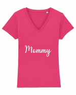 Mommy Tricou mânecă scurtă guler V Damă Evoker