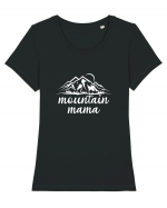 Mountain Mama Tricou mânecă scurtă guler larg fitted Damă Expresser