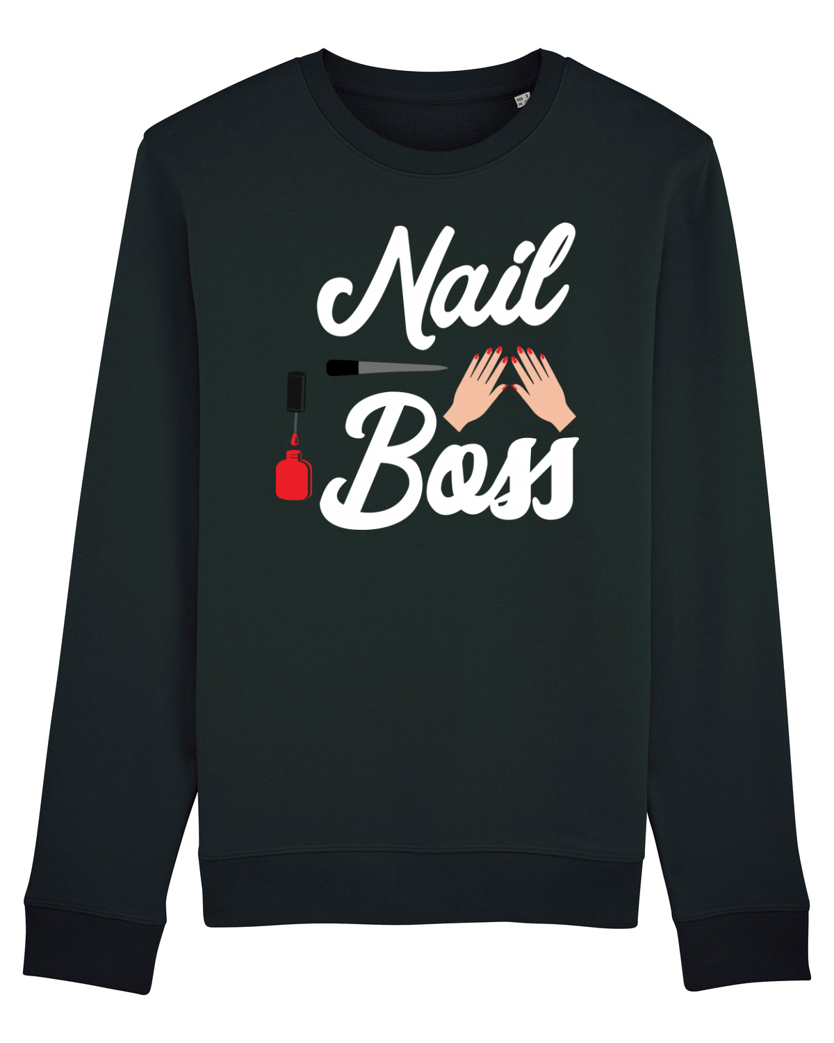 Bluză mânecă lungă Unisex Rise Black