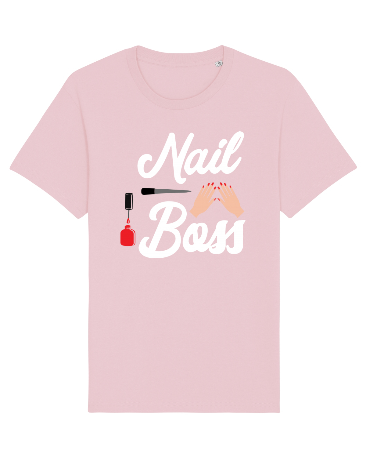 Tricou mânecă scurtă Unisex Rocker Cotton Pink