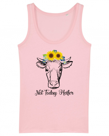 Not Today Cow Cotton Pink